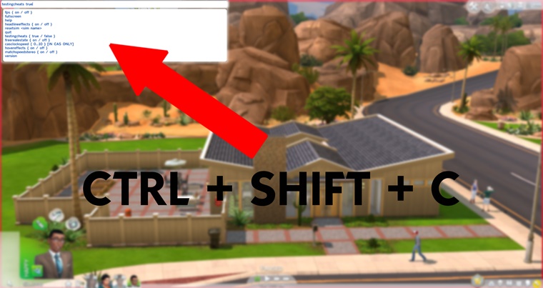 sims 4 cheat console