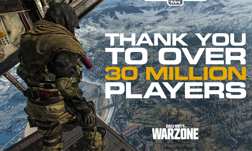 Call Of Duty: Warzone 30 Milyona Ulaştı