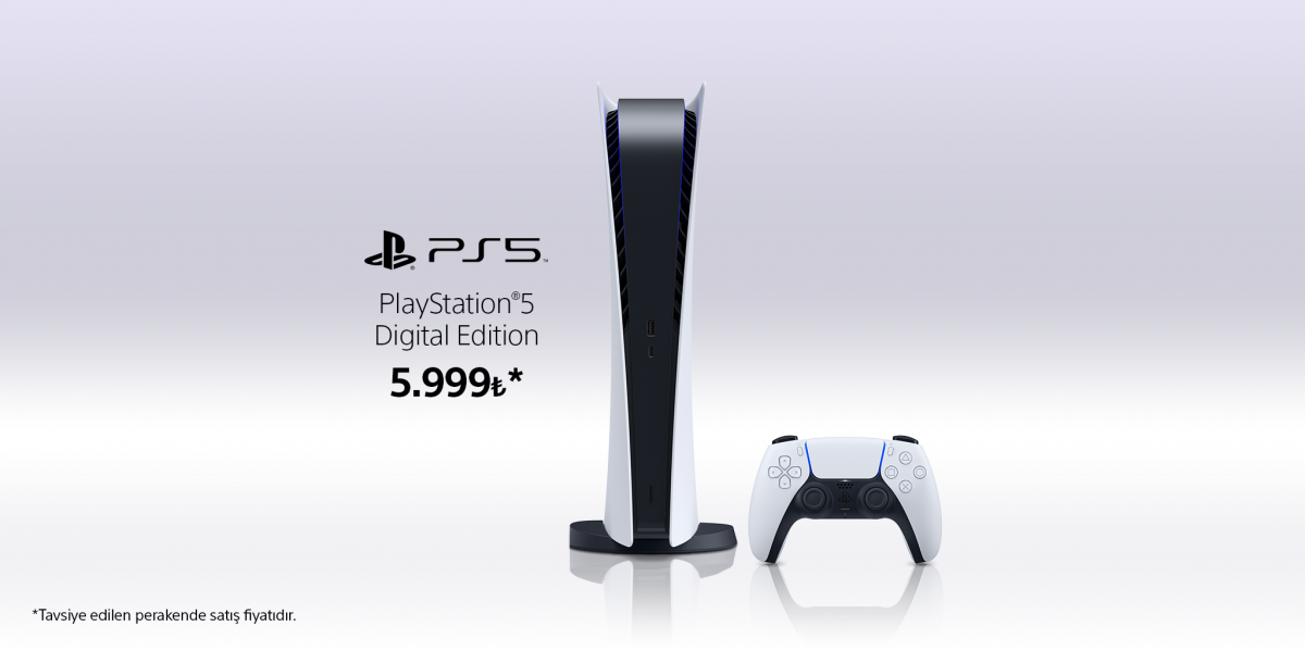 PS5 Dijital Sürüm Türkiye Fiyatı PS5 Digital Edition Türkiye Fiyatı