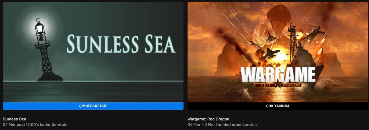 Epic Games'in Yeni Ücretsiz Oyunu Belli Oldu (04 Mart)