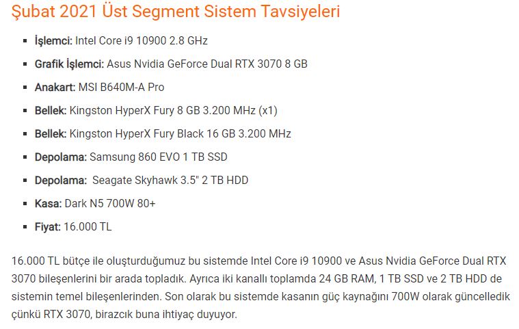 Sistem Tavsiyesi -3