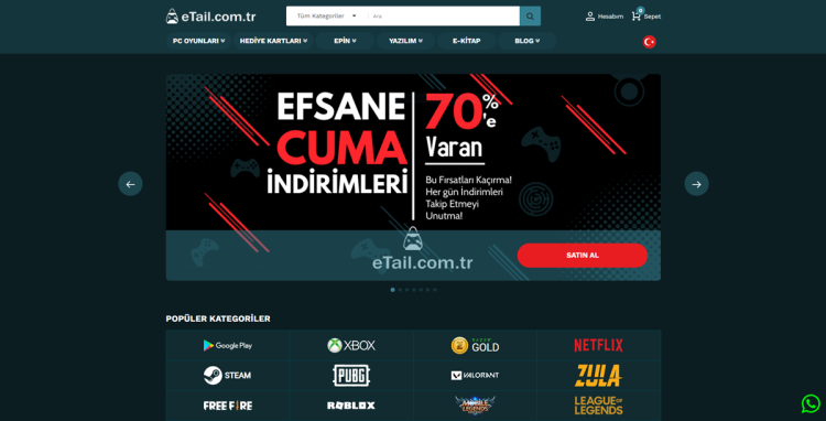 Tüm Dijital İhtiyaçlar Tek Platformda: eTail.com.tr