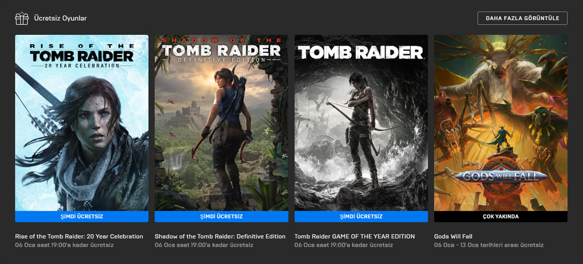 ücretsiz egs oyunları tomb raider