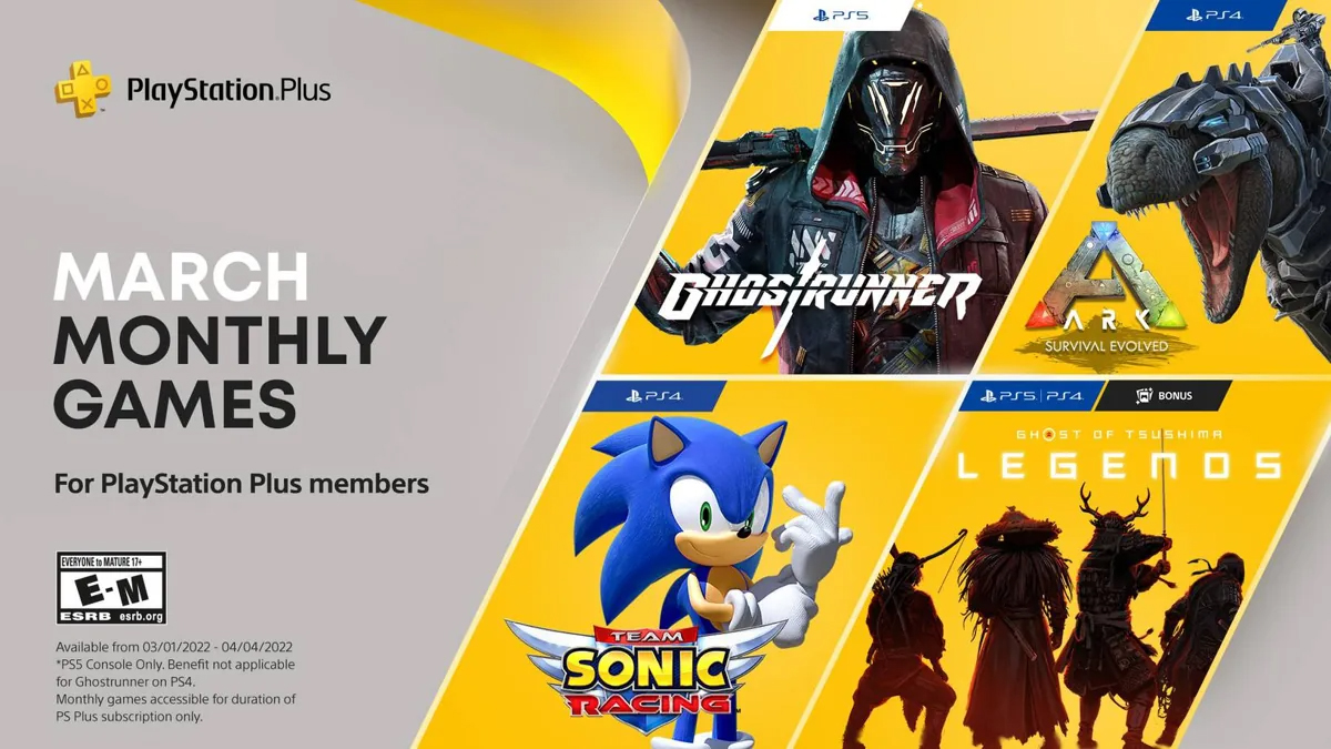 PS Plus Mart 2022 Oyunları PS4 PS5