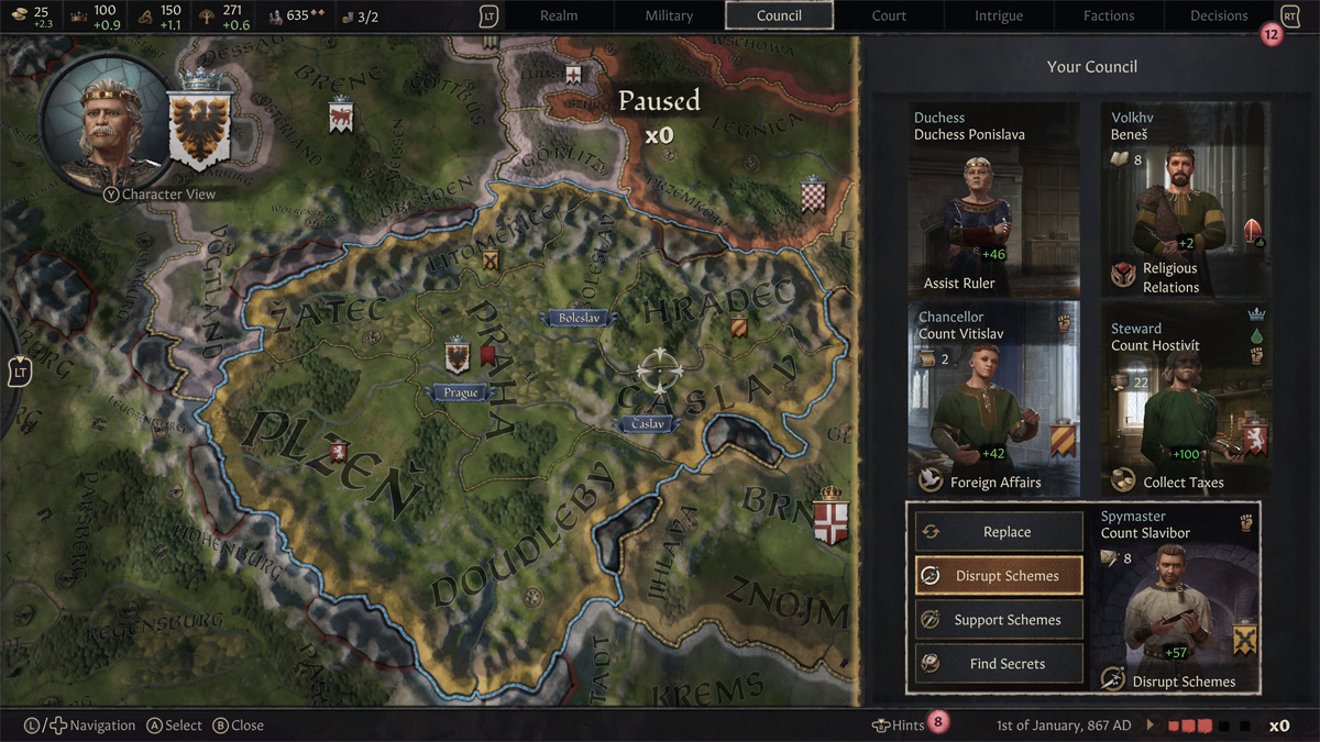 Crusader Kings III Harita