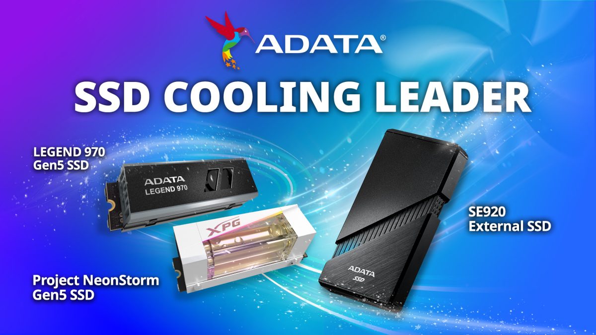 ADATA delivers the best cooling solutions for high-speed SSDs and has built the coolest SSD on the marke
