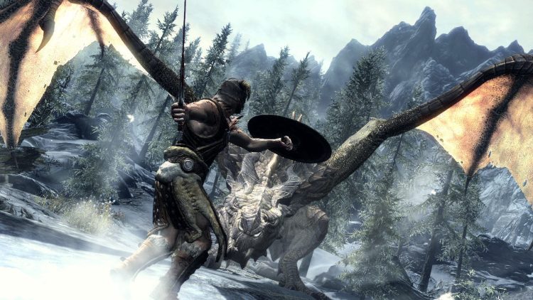 Bunu da Yaptılar Skyrim VR İçinde Skyrim Oynadı