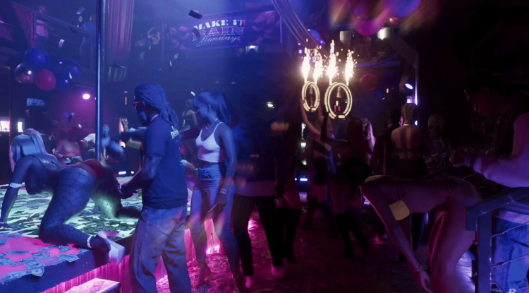 GTA 6'dan Striptiz Kulübü Oynanışı Sızdırıldı
